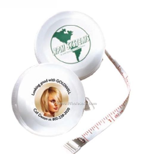 Franklin Round Tape Measure W/ Retracting Button (3 Day Shipping)