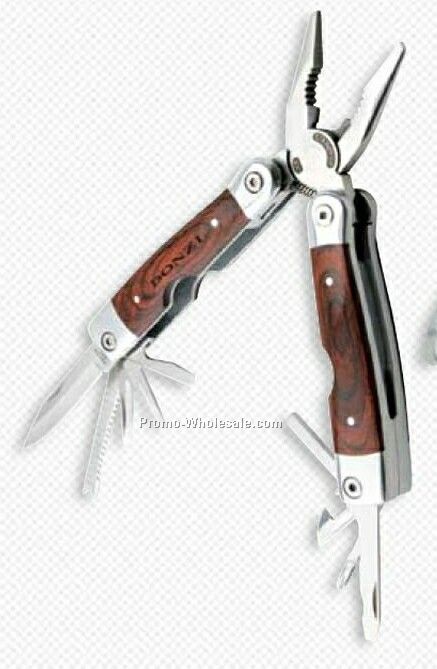 Giftcor Spring Loaded Wood Handle Pliers 4-1/2"x1-1/2"