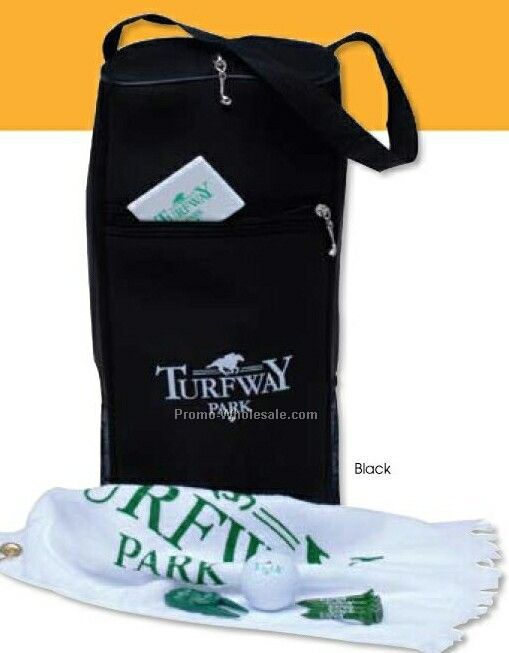 Golf Shoe Bag Tournament Pack W/ Authoritee Golf Balls