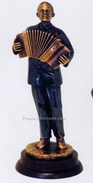 Guitar Player Figurine-copper Finish