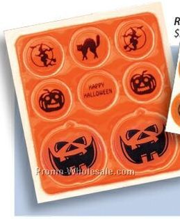 Halloween Quad Reflective Dots Sticker (Set Of 4)