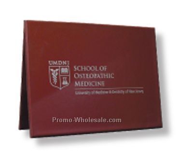 Heat Sealed Vinyl Certificate Or Diploma Holder