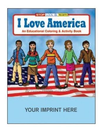 I Love America Coloring Book Fun Pack