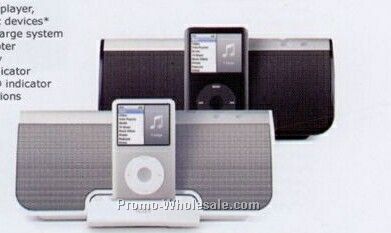 Iluv Black Stereo Speaker With Ipod Dock