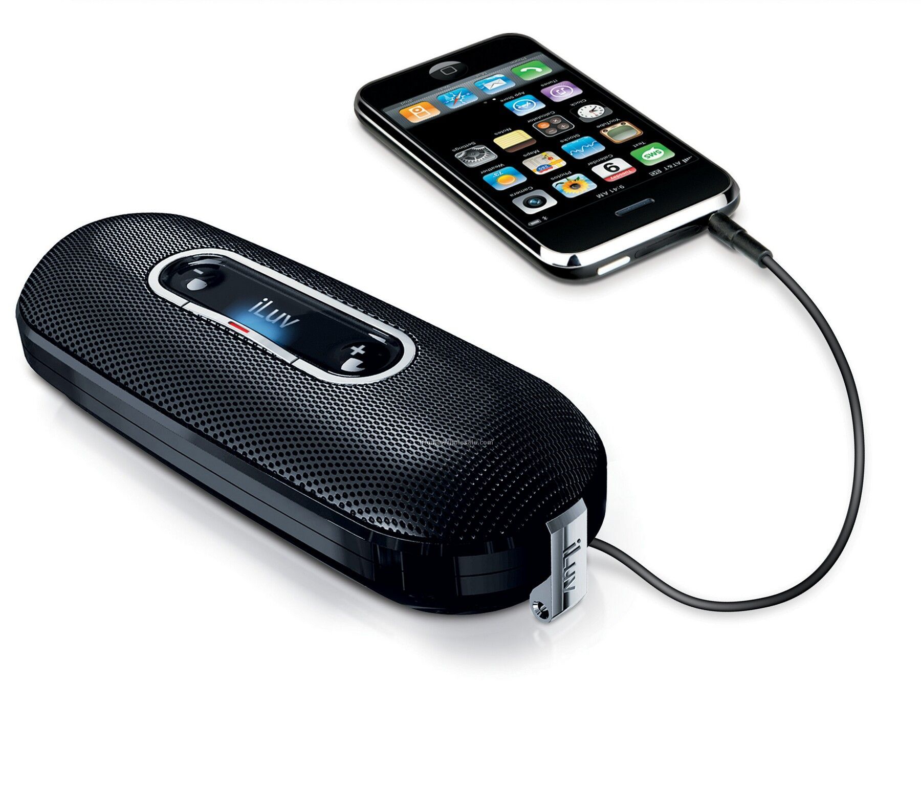 Iluv Portable Speaker For Mp3 Players And Ipod - Black