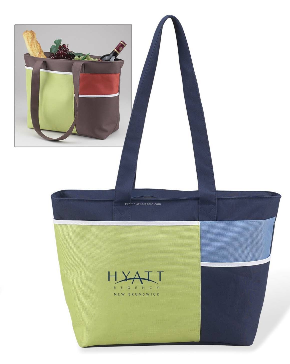 Insulated Picnic Tote - Sale $12.50 (R) Sale Ends July 31st. 50pcs Min.