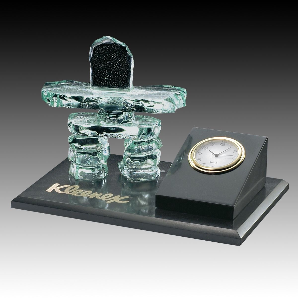 Inukshuk Marble Clock