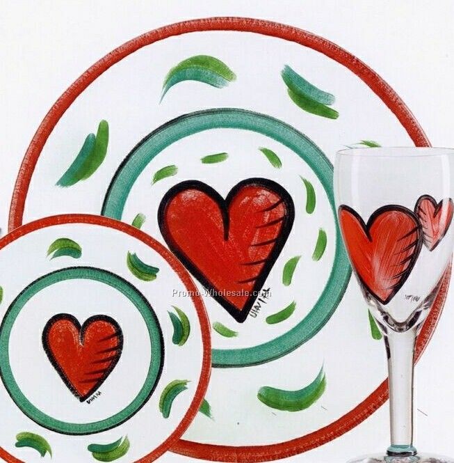 Large Hearts Dish