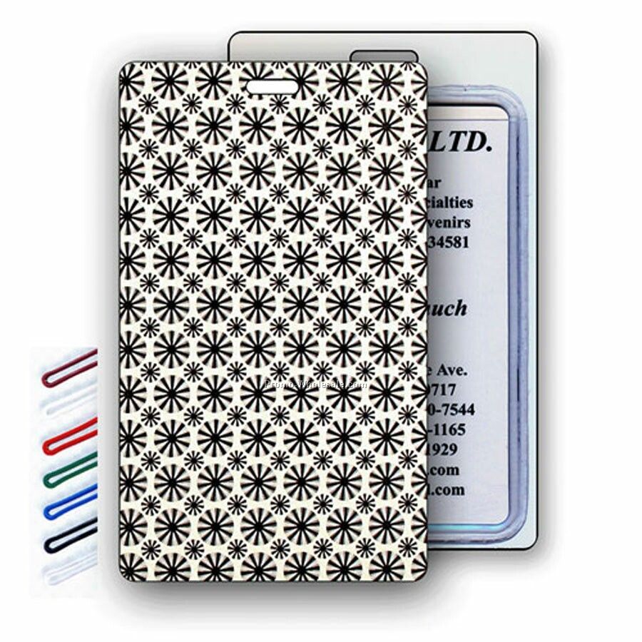 Lenticular Luggage Tags - Stock / Animated Wheel / Turning Back Star Spin