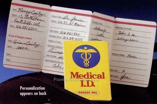 Medical I.d. Pocket Pal Brochure (Spanish)