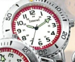 Oceanic Unisex Clip It Watch With Compass & White Dial