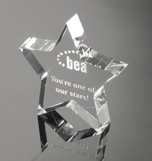 Optic Crystal Award / Crystal Star (Medium)