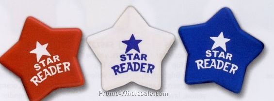 Patriotic Star Imprintable Eraser