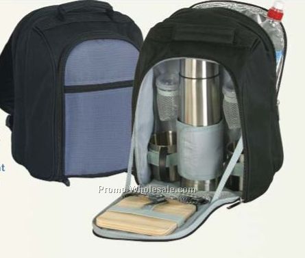 Picnic/ Cooler Backpack - 7"x15-1/4"