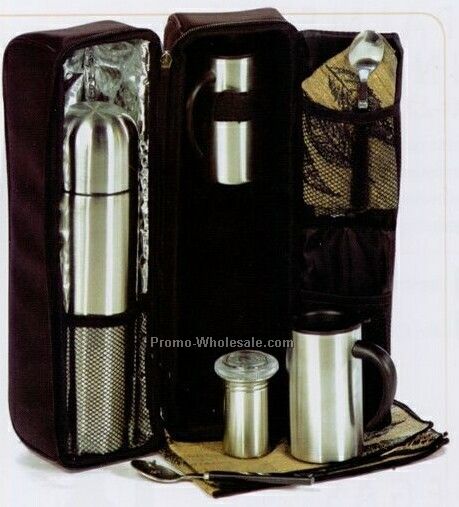 Picnic Plus Cafe Chalet 2 Person Coffee Tote Bag