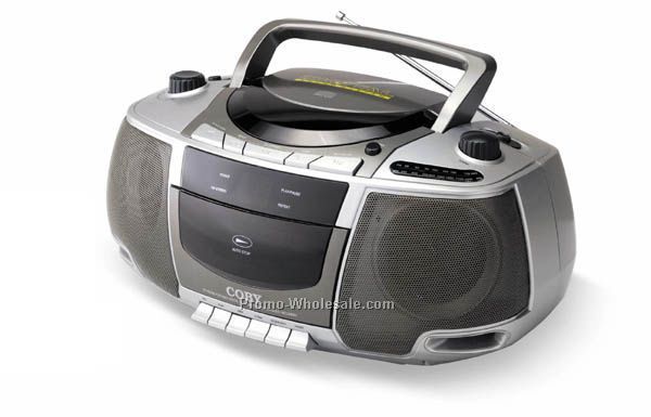 Portable CD Radio & Stereo Cassette Player Recorder