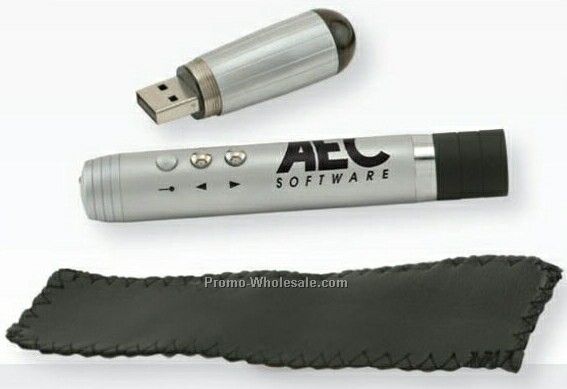 Presentation Pen W/ Laser Pointer & 128 Mb Flash Drive