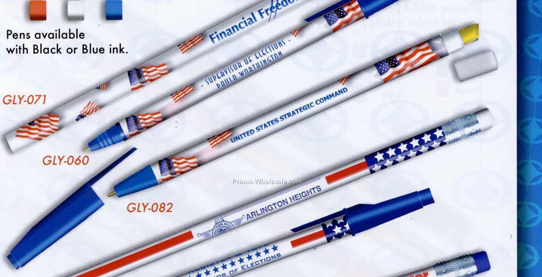 Proud Colors Combo Writer United States Flag Pens