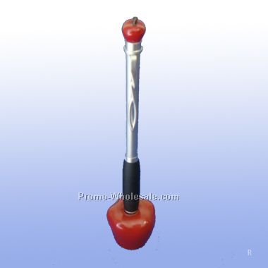 Red Apple Pen With Stand (Engraved)