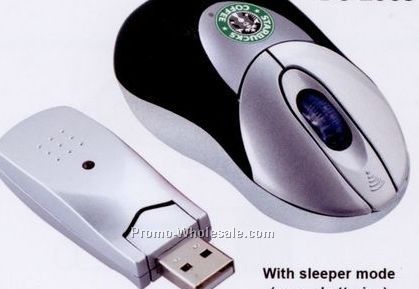 Rf Mini Wireless Optical Mouse With Scroll Wheel