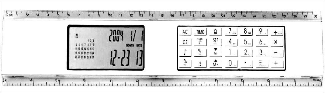 Ruler With Calculator