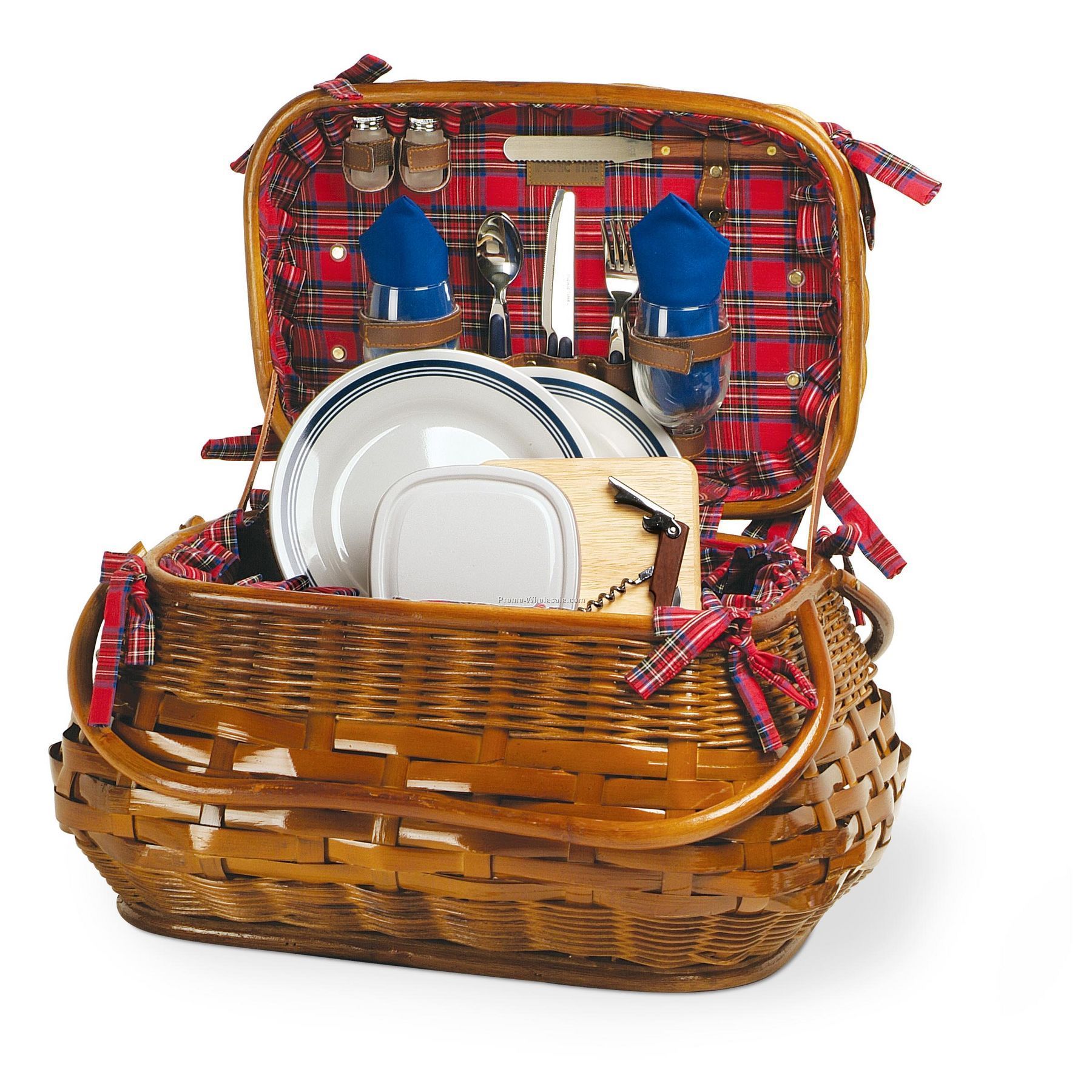 Sandringham Bombay Picnic Basket With Service For 2