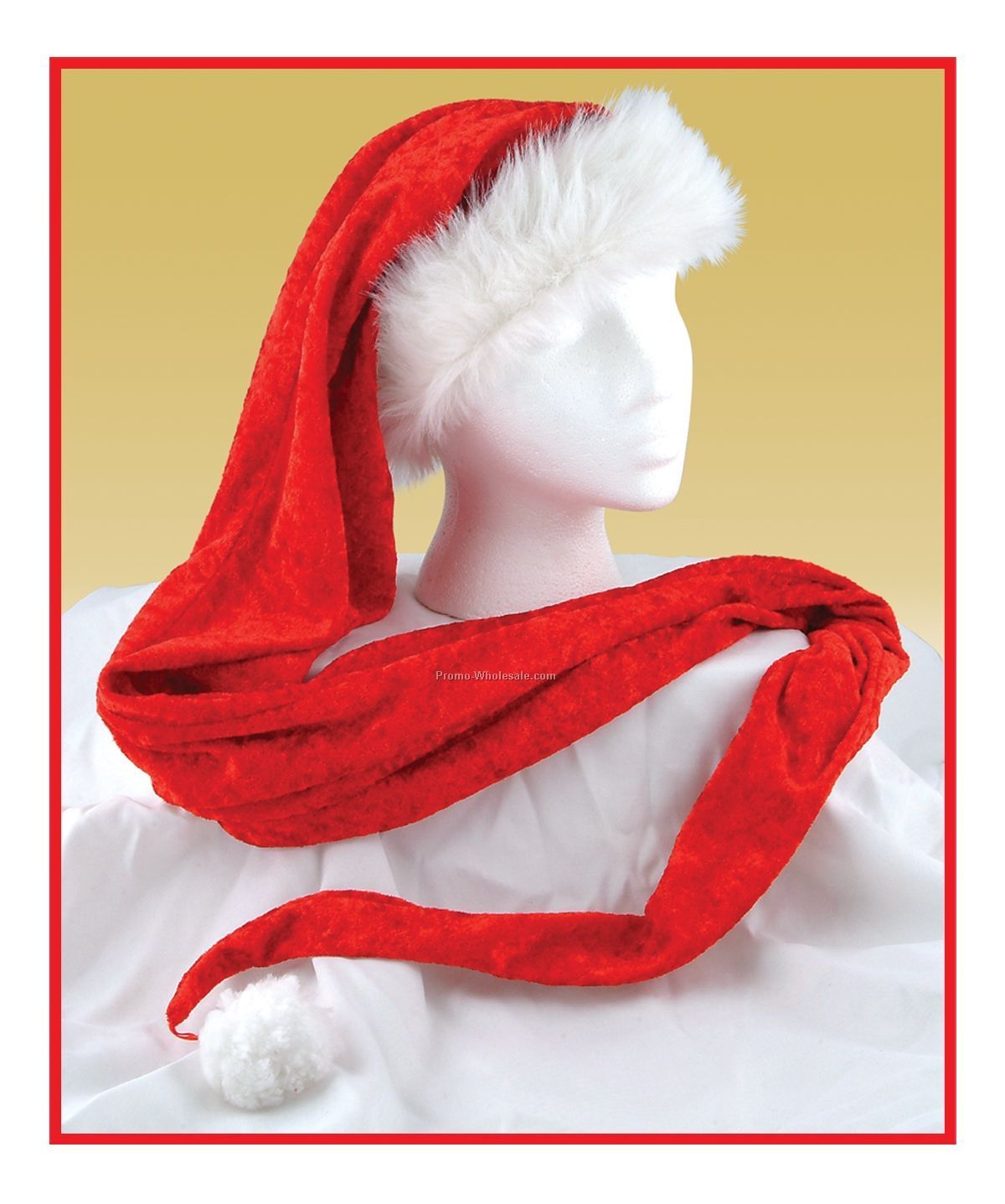 Santa Scarf Hat (Full Head Size)