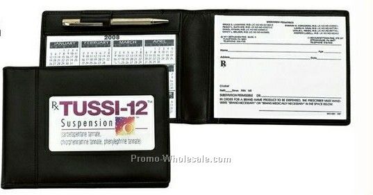 Simulated Leather Landscape Style Prescription Pad