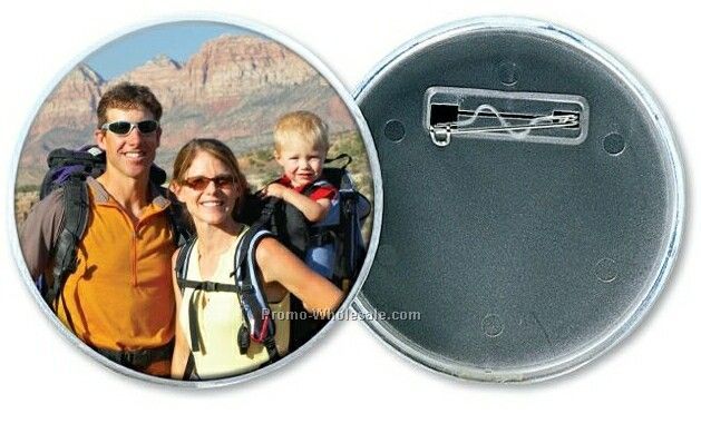 Snap-in Pinback Button W/ 2-1/4" Insert