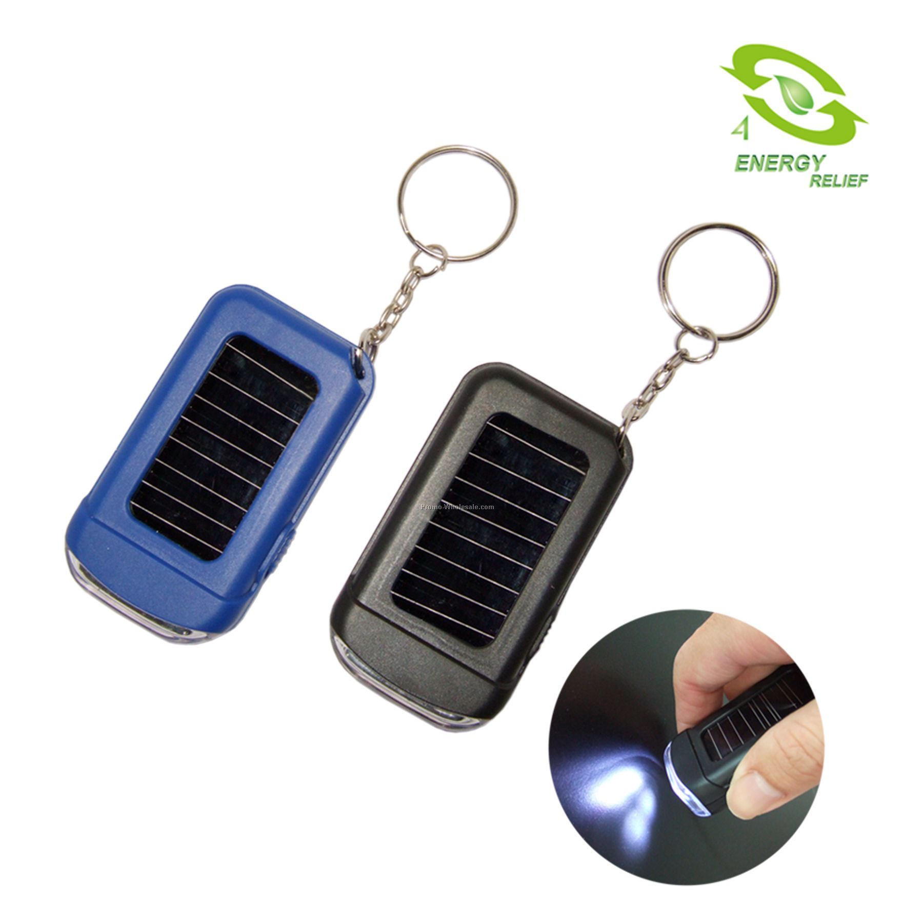 Solar LED Light W/Key Chain