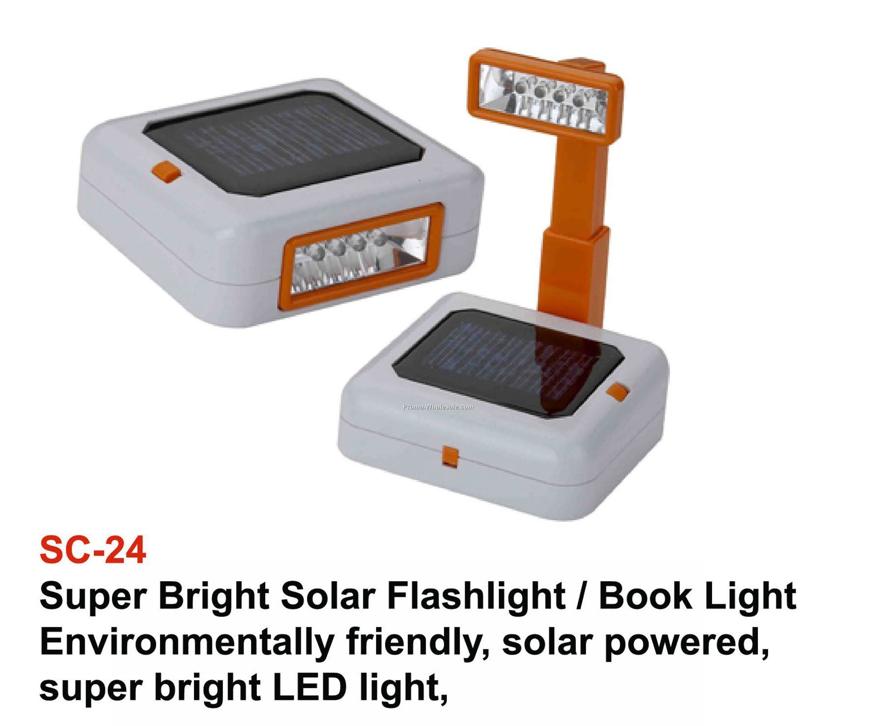 Solar Powered Flashlight / Book Light