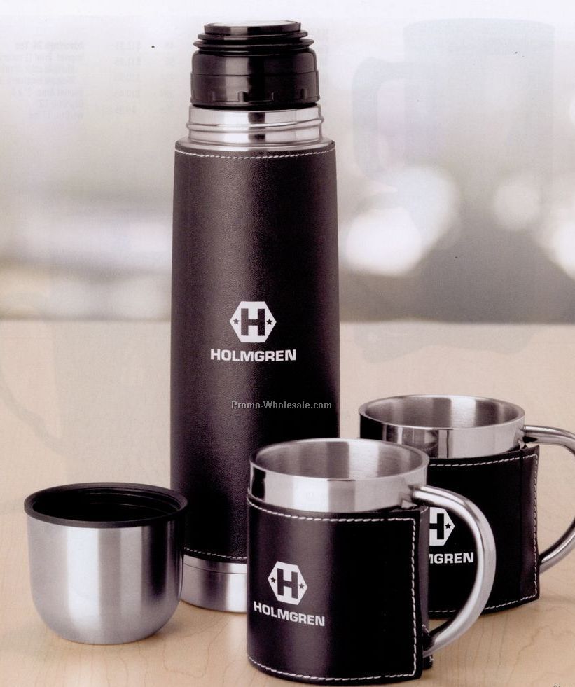 Sovrano 16.90 Oz. Cinna I Steel Flask & Cup Set