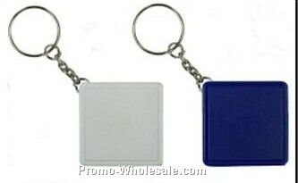 Square Tape Measure Keychain