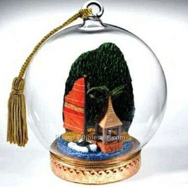 St Thomas Island Memory Globe