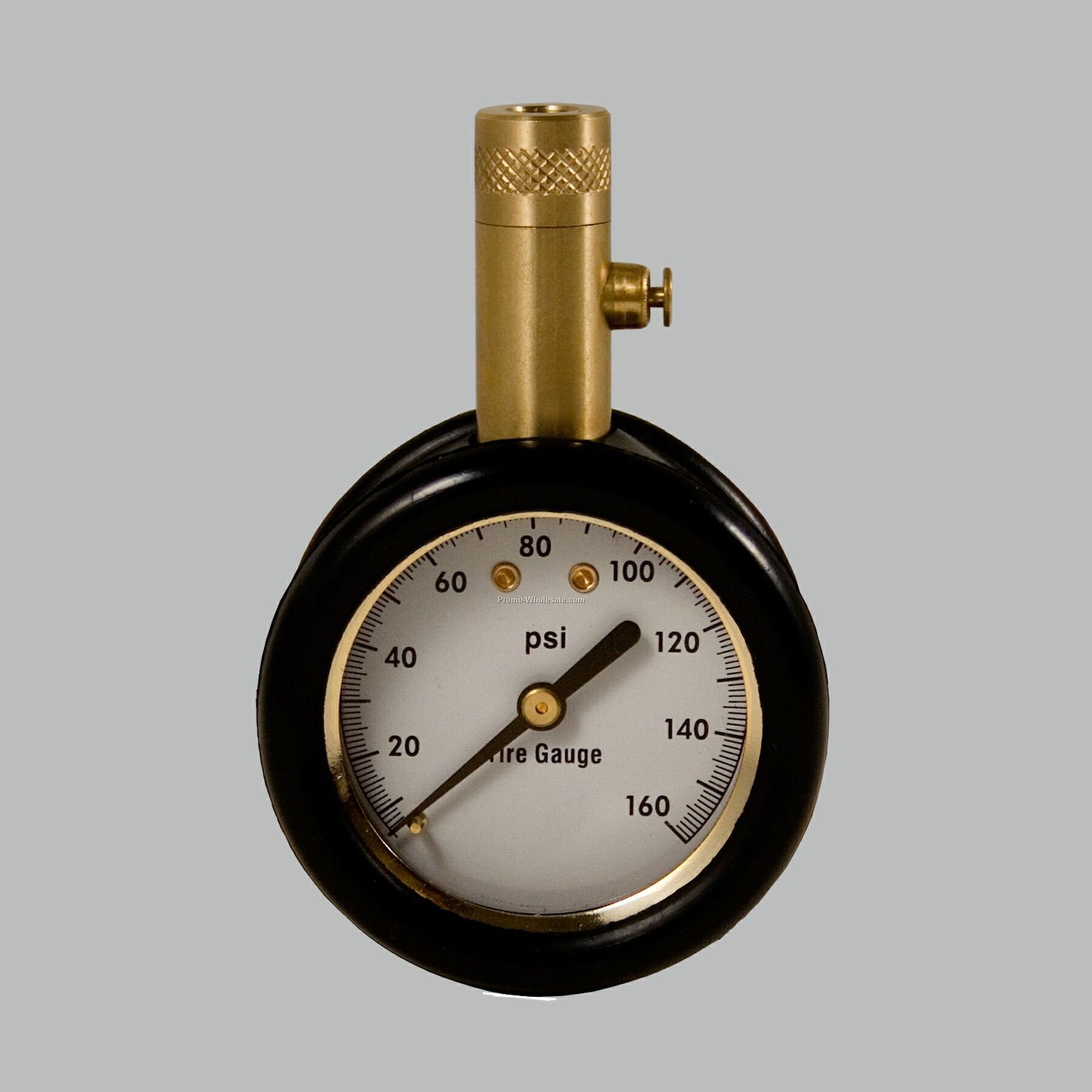 Tdb-10 Deluxe 160 Psi Brass Dial-type Tire Gauge