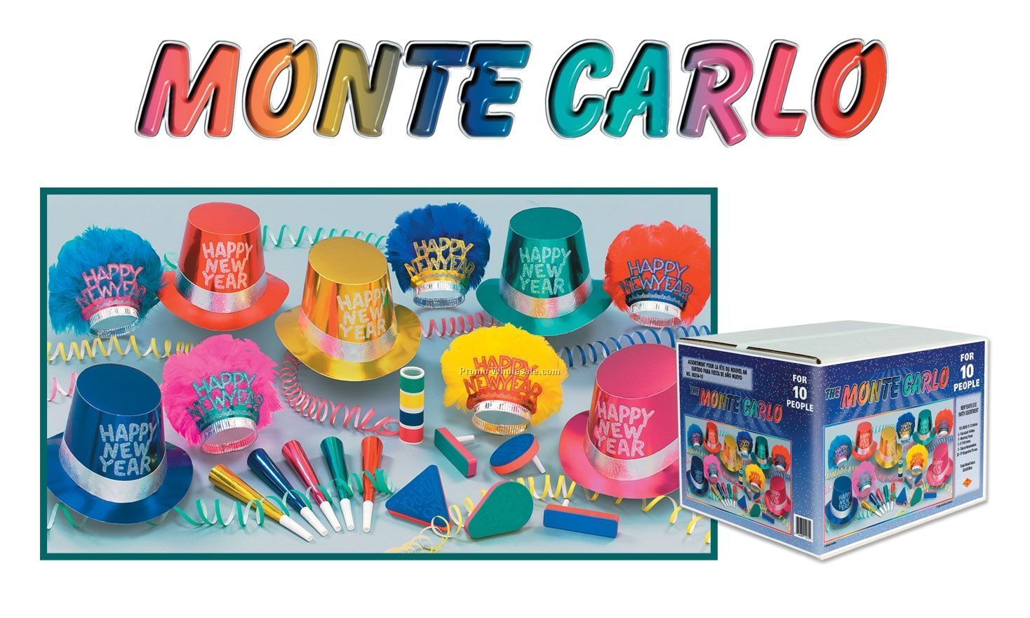The Monte Carlo Assortment For 10 W/ Retail Price Label