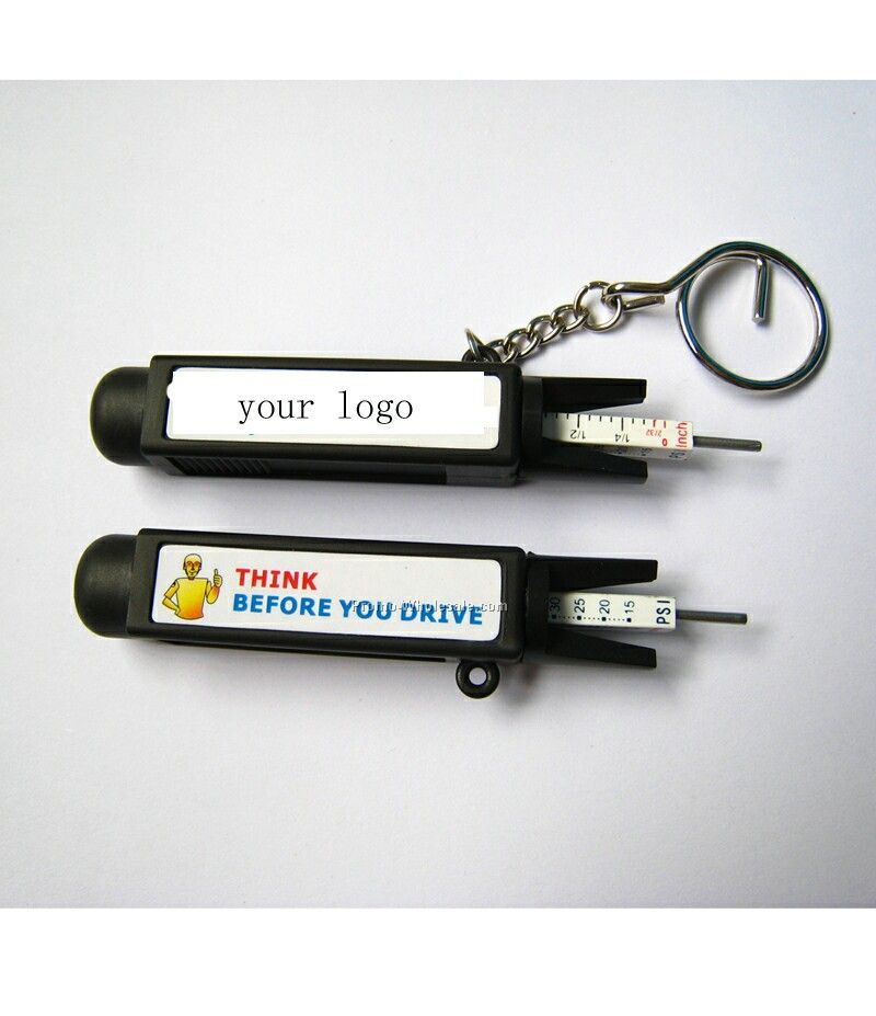 Tire Pressure And Depth Gauge