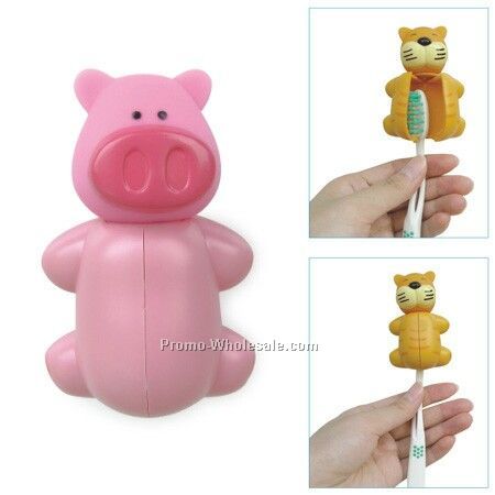 Toothbrush Hanger - Piggy