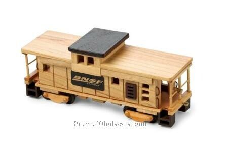 Train Caboose - Wooden - Empty