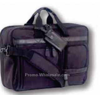 Travel Collection Simulated Leatherette Attache Bag