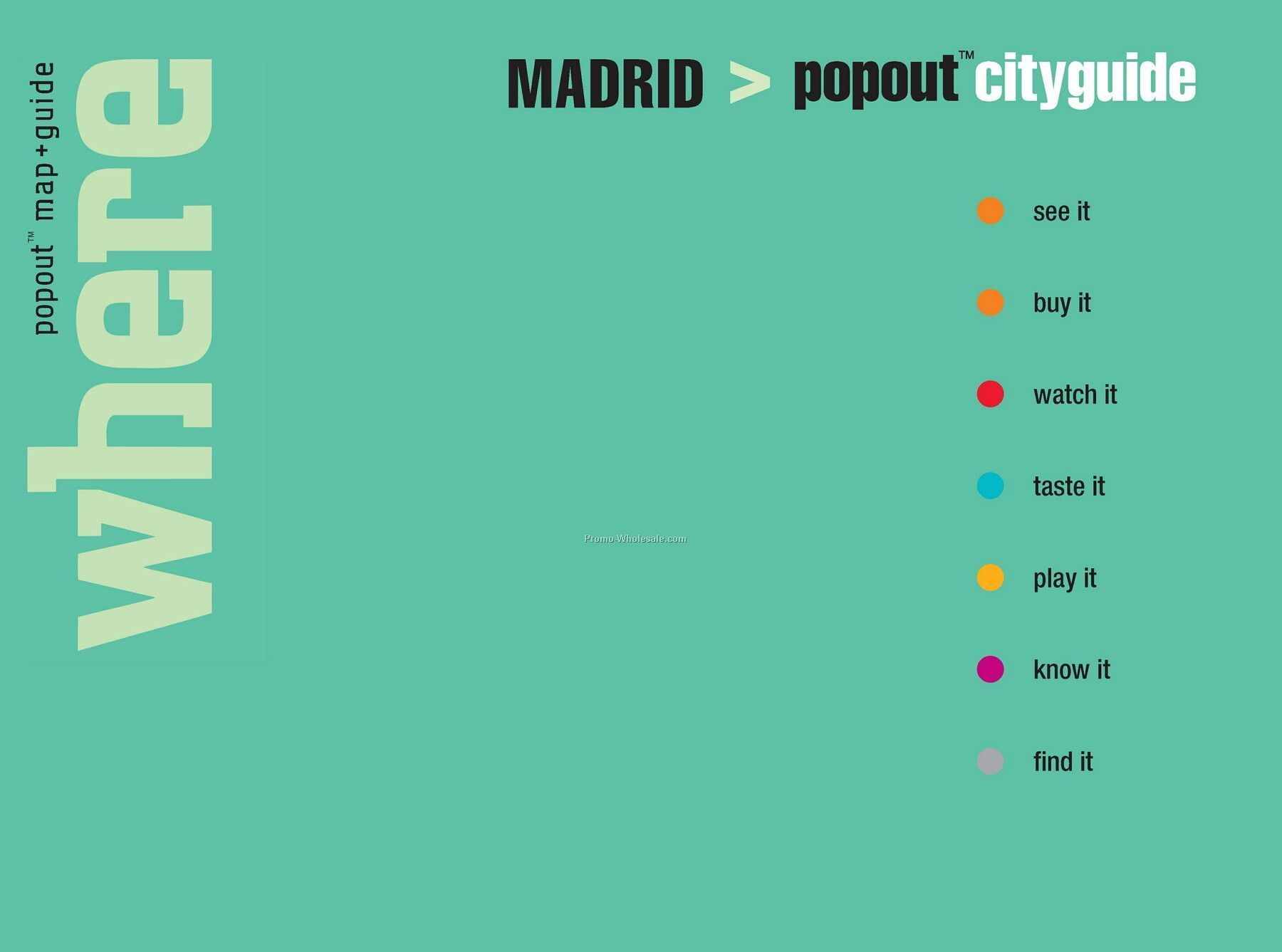 Travel Guides - International Guide Of Madrid - Featuring Popout Maps