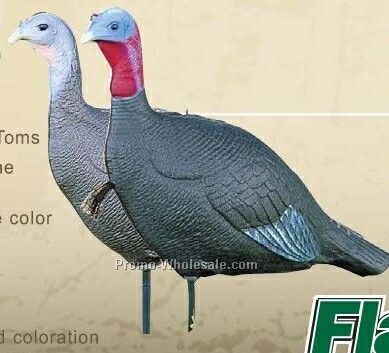 Turkey Decoy - Purrfect Pair W/ Stakes