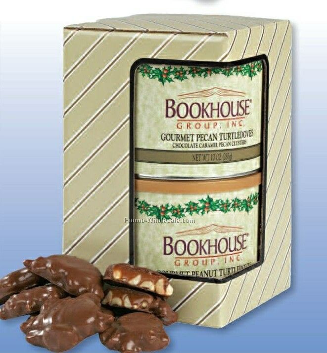 Two Turtledoves In Can W/ Classic Gift Box
