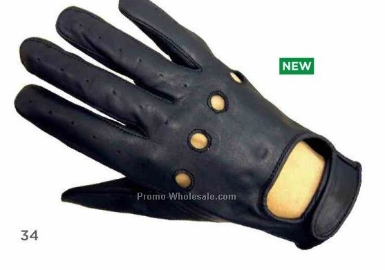 Unisex Leather Driving Gloves (Xs-xl)