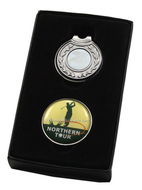 Visor Clip With Ball Marker In Gift Box