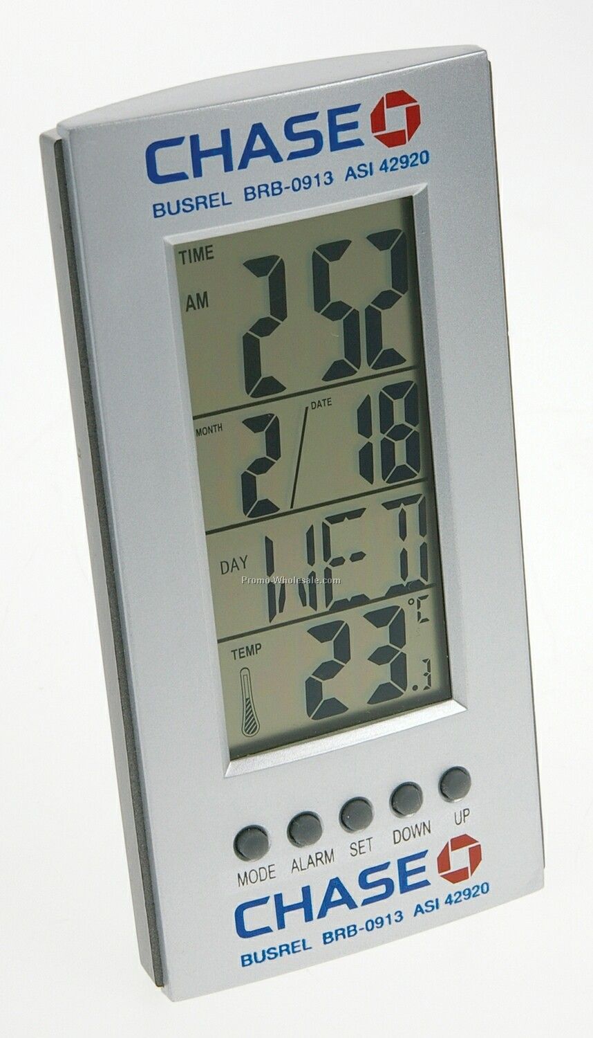 Weather Station Clock & Calendar - 2-1/8"x4-5/16"