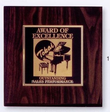 10" Square Legendwood Corporate Plaque