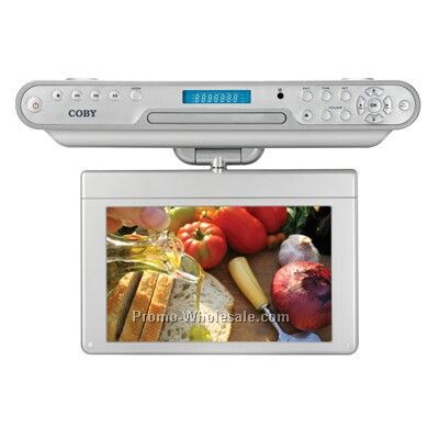 10" Tft Under The Kitchen Counter DVD Player With Digital Atsc Tv Tuner