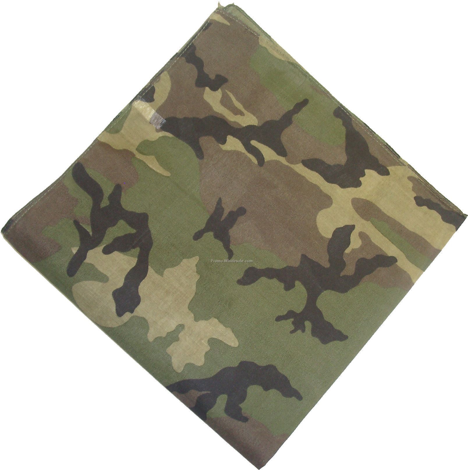 100% Cotton Woodland Camouflage Bandanna