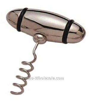 11-1/2cmx3cm Zinc-alloy Corkscrew W/ Chrome Plating & Oval Handle